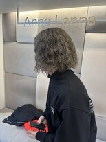 アナ ラーナ(Anna Lanna)&nbsp;柔らかグレージュ×パーマ