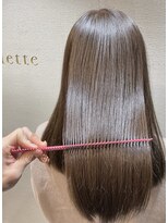 フーチー クーチー アマティー 豊中店(FUCHI KUCHI amati)&nbsp;@fuchi_kuchi.okada[梅田豊中/ココアグレージュ髪質改善カラー］