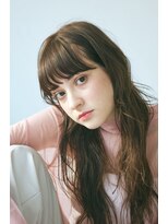 ニュイ 高槻 阪急茨木店(nui)&nbsp;黒髪ボブルフネビージュ小顔ワンレンスペインカール