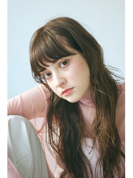 ニュイ 高槻 阪急茨木店(nui) 黒髪ボブルフネビージュ小顔ワンレンスペインカール