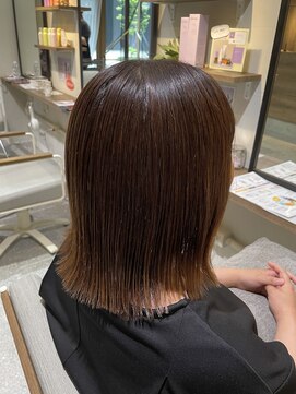 コク(koku) 外ハネボブ×髪質改善ストレート