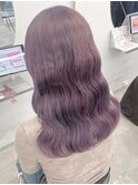 ラベンダー/ラベンダーピンク/寒色/色落ち重視/艶ハイトーン