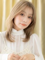 カバーヘア ブリス 上尾西口店(COVER HAIR bliss) 透明感カラーホワイトブロンドイメチェンウルフZ上尾20代30代