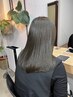 【抗酸化ケア】カットプレミアムカラー髪質改善級マイフォースロングTR