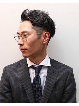 ヨファ ヘアー 芦屋店(YOFA hair) メンズカットアップバングスキンフェード韓国マッシュ0401