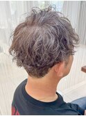 メンズ おしゃれな大人のメンズパーマ ツーブロック
