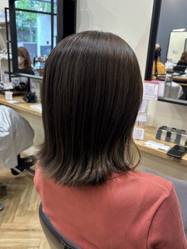 アルター(aL ter) 【ボブ×オリーブグレージュ】くびれヘア/ボブ/鎌取/林愛華