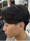 曲がる縮毛矯正/メンズ縮毛矯正/メンズセンターパート/吉祥寺
