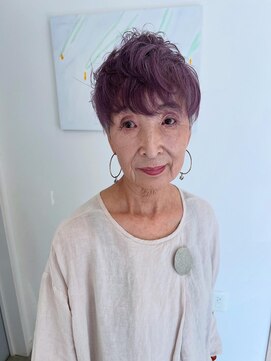 ハーティー(HEARTY) クラシックパープルのモヒカンベースショート