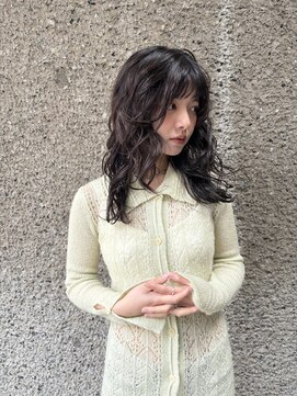 メゾンアクア 表参道(Maison ACQUA) ◎小顔ミディアムパーマミディアムデジタルパーマボブパーマ前髪