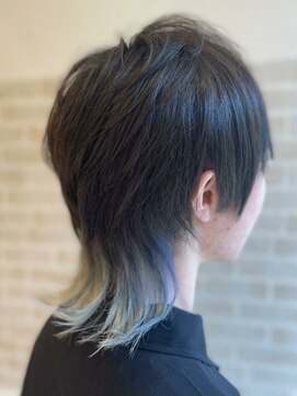 ラピッシュ 常盤平店(Lapish) ウルフ&インナーカラー / デザインカラー / デザインカット