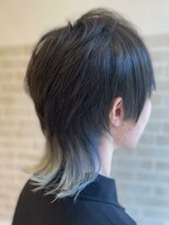 ラピッシュ 常盤平店(Lapish) ウルフ&インナーカラー / デザインカラー / デザインカット