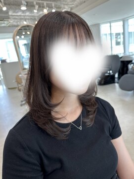 レミエ ダイカンヤマ(lemiie) ミディアムレイヤー★韓国ヘア