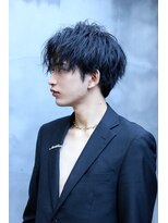 ルーシー 川越(LUCEY) センターパートフェザーパーマシャドウパーマメンズパーマ