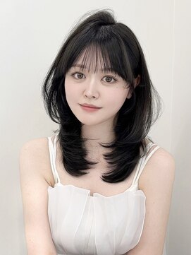 ジュイル ハラジュク(JEWIL HARAJUKU) 20代30代大人可愛いミディアムレイヤー顔周り原宿