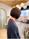 髪質改善/大人ガーリー/似合わせカット/ショートボブ前髪/横浜