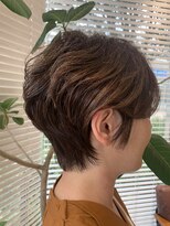 アース 三田南ウッディタウン店(HAIR&MAKE EARTH)&nbsp;大人可愛い小顔パーマ前下がりショート