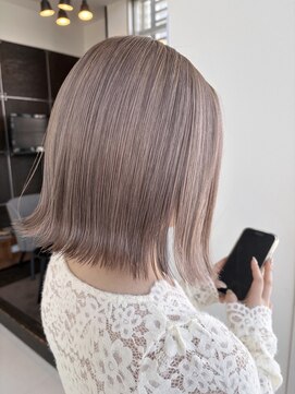 ドロップ ミルクティーカラー