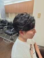 スリーク 吹田店(Sleek)&nbsp;「ナチュラルフェザーパーマ×センターパート」