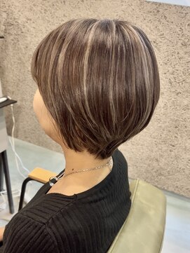 ジルヘアービカミ(Jill hair bikami) コントラストハイライト
