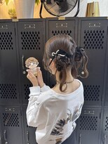 ヴァイス 渋谷店(VAICE)&nbsp;ライブ前ヘアセット/ヘアセット/お団子ツイン