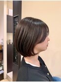 ワンカールでまとまる大人ボブ