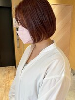カミエ(kamie)&nbsp;ベージュボブ × 大人っぽい透け感カラー