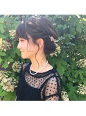 【BLUE】ゆるふわウェーブアレンジ