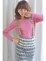 クラン(clan) clan<ハイトーングラデーション大人可愛いバルーンミディ>