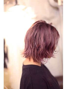 スリースリーナイン ヘアーアンドメイク(339 hair&make) 濃いめのパープルバレイヤージュ