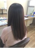 暗髪ストレート◎