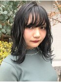 黒髪女子