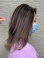 エイトヘアー(Ei8htHair)&nbsp;ハイライト×ヴァイオレットグレージュ