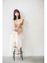 カリン 横浜店(carin) 【carin横浜】暗めカラー/大人ガーリー/鎖骨ミディアム