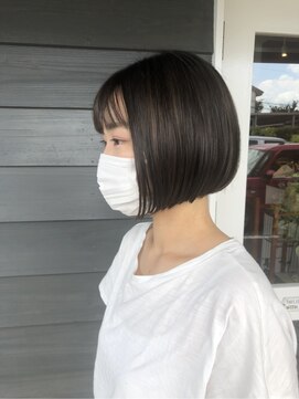 パライソ 竜美丘店(PARAISO) 首元スッキリミニボブ