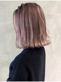 パールラベンダー_アースカラーくびれヘアツートン_ba263711
