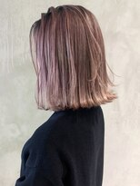 アイティーバイアルバム 下北沢店(IT by ALBUM)&nbsp;パールラベンダー_アースカラーくびれヘアツートン_ba263711