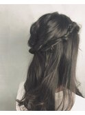 簡単ヘアアレンジ