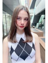 リークフー(Ree cu fuu)&nbsp;20代30代40代50代　センターパート　セミロング　藤沢