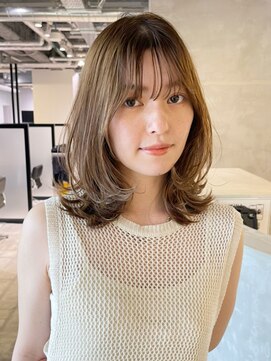 アイティーバイアルバム 八王子店(IT by ALBUM) レイヤーカット_マチルダボブピンクベージュ_39312