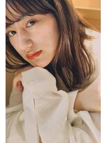 サンド 鹿児島中央(sand)&nbsp;黒髪/グレーベージュ/レイヤーロング/前髪パーマ[鹿児島駅]