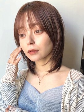 ラフ 新宿(Laff) 新宿 ショート ウルフヘア 20代30代40代50代 丸みショートボブ