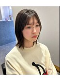 縮毛矯正/くびれボブ