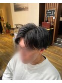ミディアムアップバング