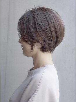 ヘアサロン ブライトの写真/自宅でのセットも簡単に◎あなたの綺麗を引き出す女性らしい丸みのある上品なショートヘアをお届けします。