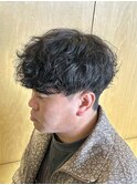 波巻きスパイラルパーマツイストスパイラルパーマシャドウパーマ