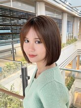 シキオ ヘアデザイン(SHIKIO HAIR DESIGN FUK) 切りっぱなしボブ