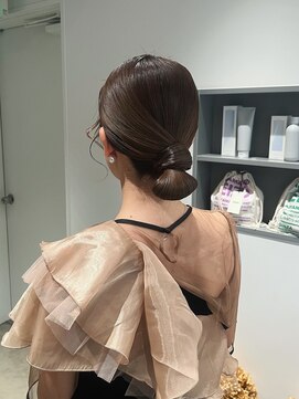 エイゾー 銀座(EIZO) タイトシニヨン / シニヨンヘア / お呼ばれヘア / ヘアセット