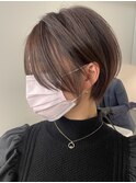 髪質改善ショートボブレイヤーカット