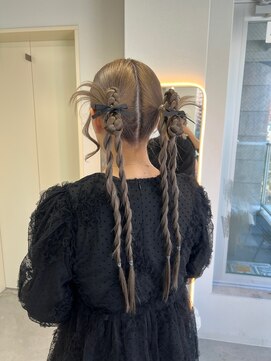 エイム(AiM) タイトヘアセット/カチモリヘア/ローポニー/結婚式ヘアセット